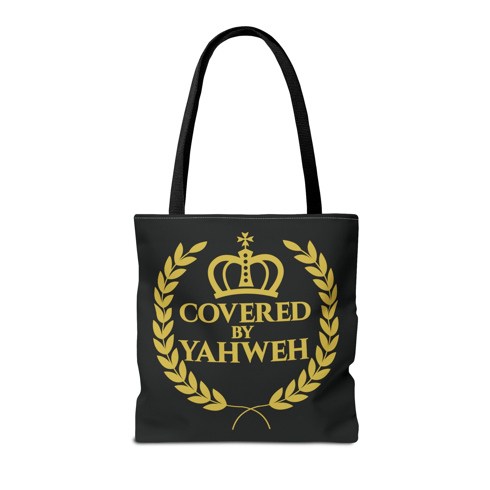 Covered by Yahweh Tote Bag  - Black