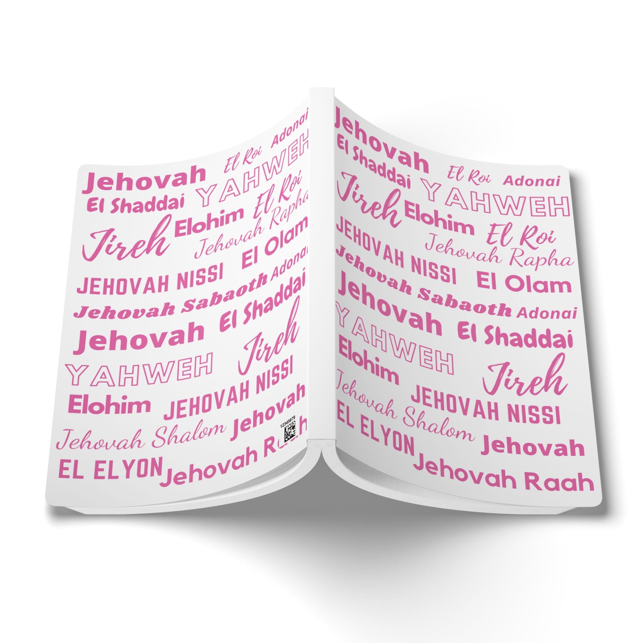 Elegant Softcover Journal  - Pink & White