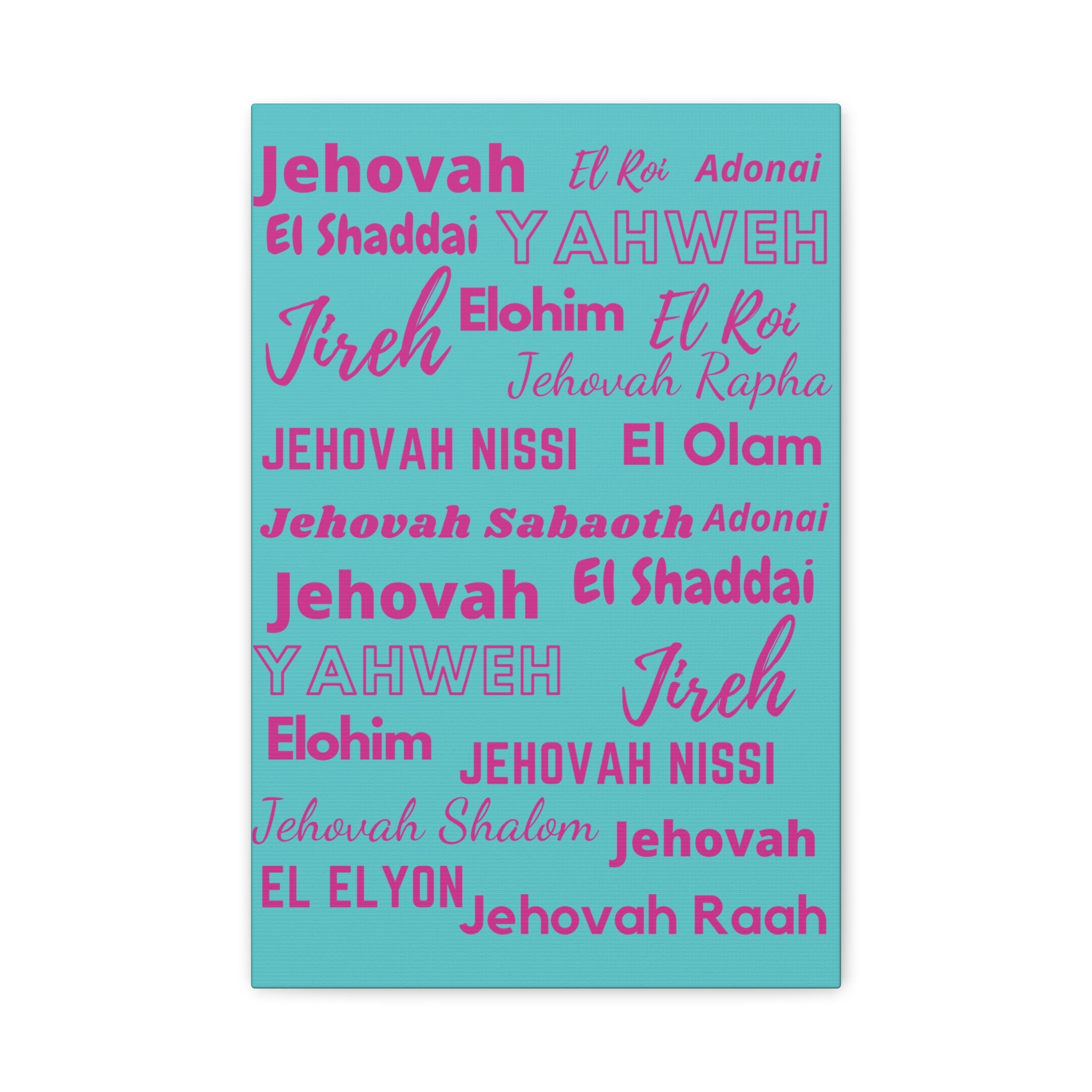 Premium Canvas Art - Pink & Blue