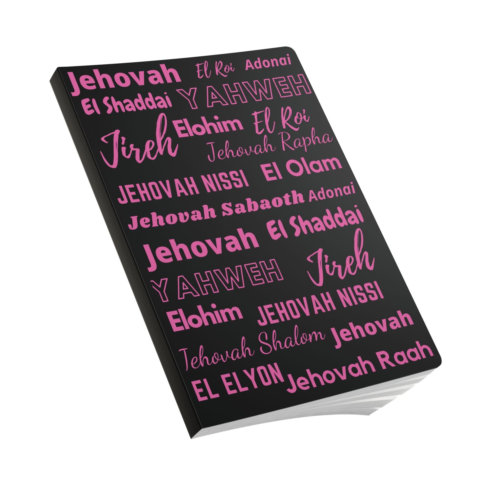 Elegant Softcover Journal  - Black & Pink
