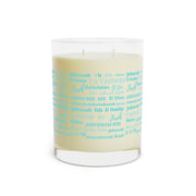 Luxurious & Aromatic Scented Candle - Light Blue