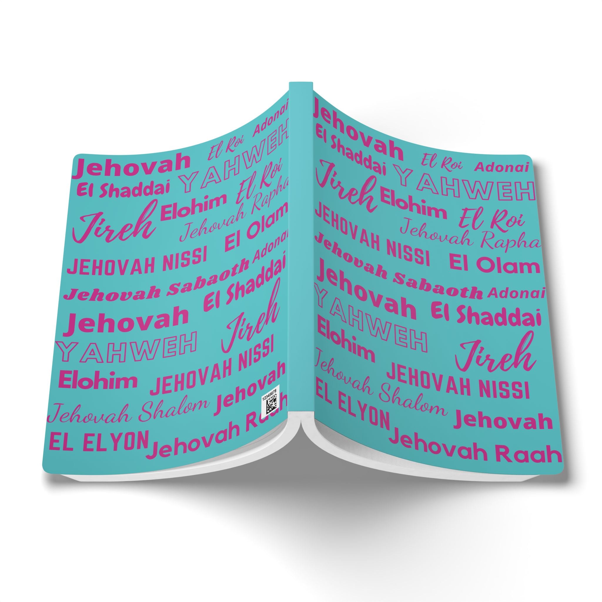 Elegant Softcover Journal - Pink & Blue