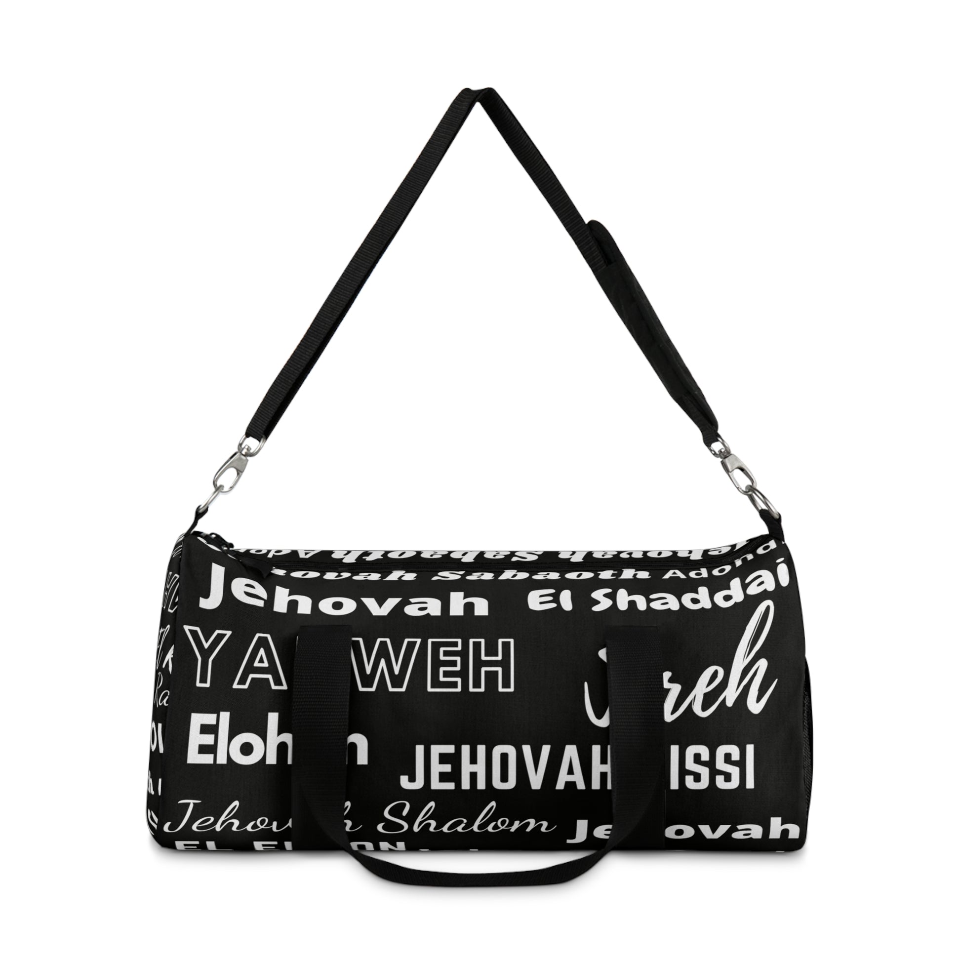 Faith-Inspired Duffel Bag, Spiritual Travel Bag, Gym Tote, Motivational Workout Bag, Religious Getaway Bag, Worship Essentials