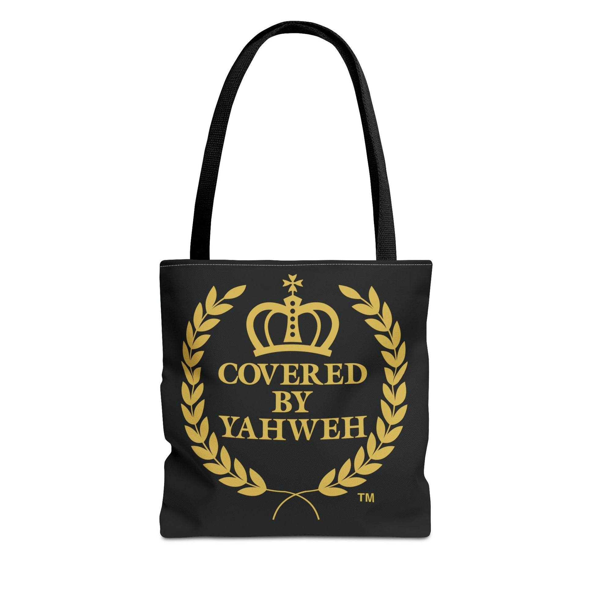 Covered by Yahweh Tote Bag  - Black
