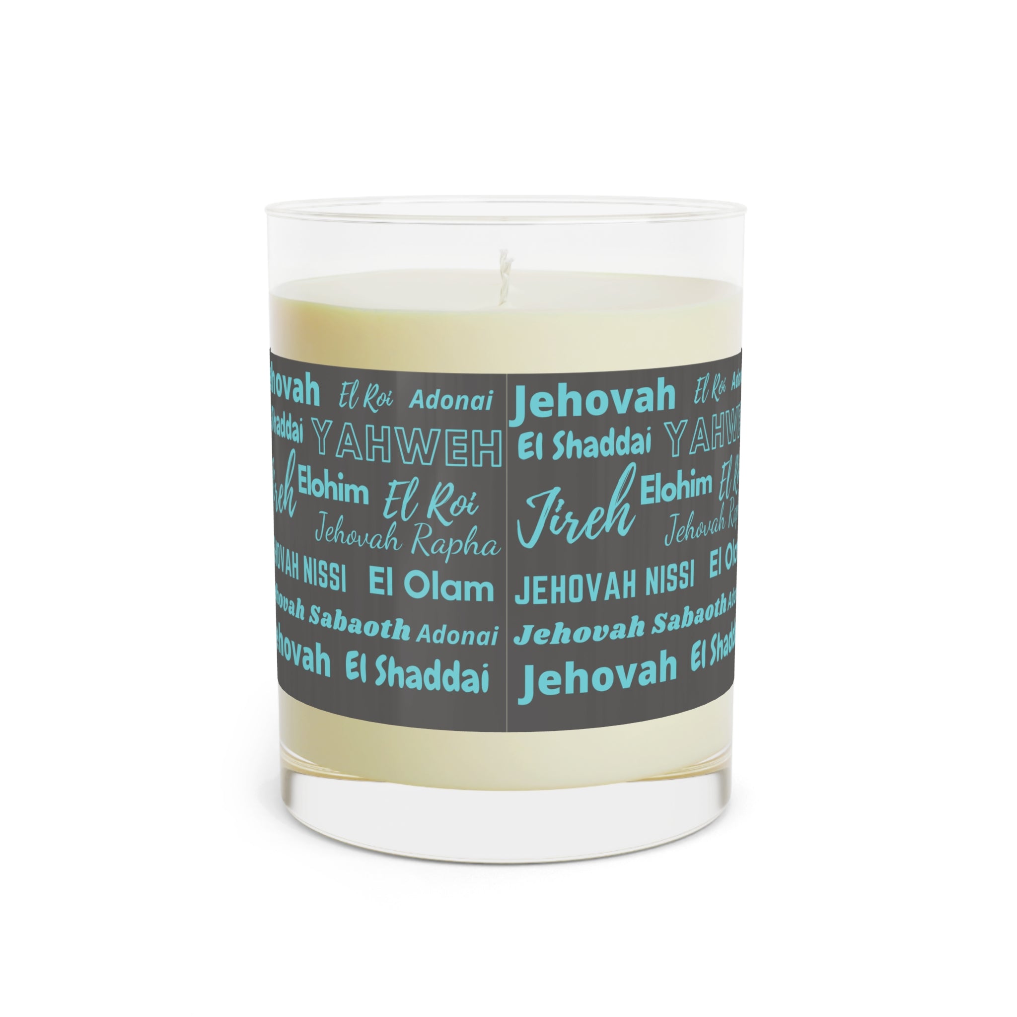 Luxurious & Aromatic Scented Candle - Gray & Blue