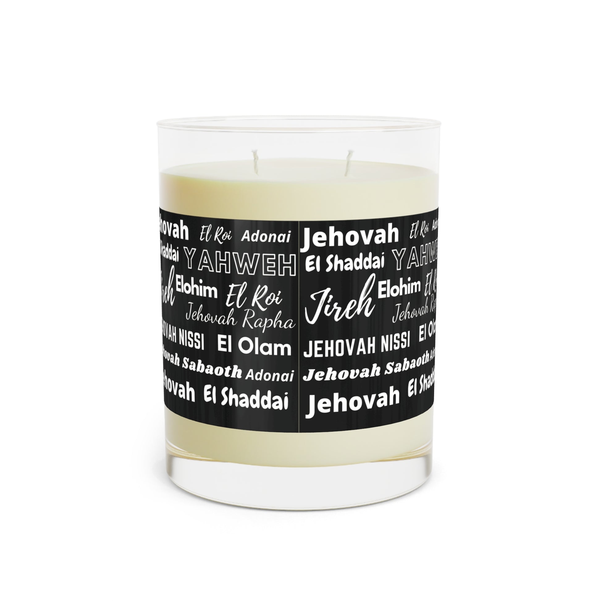 Luxurious & Aromatic Scented Candle - Black & White
