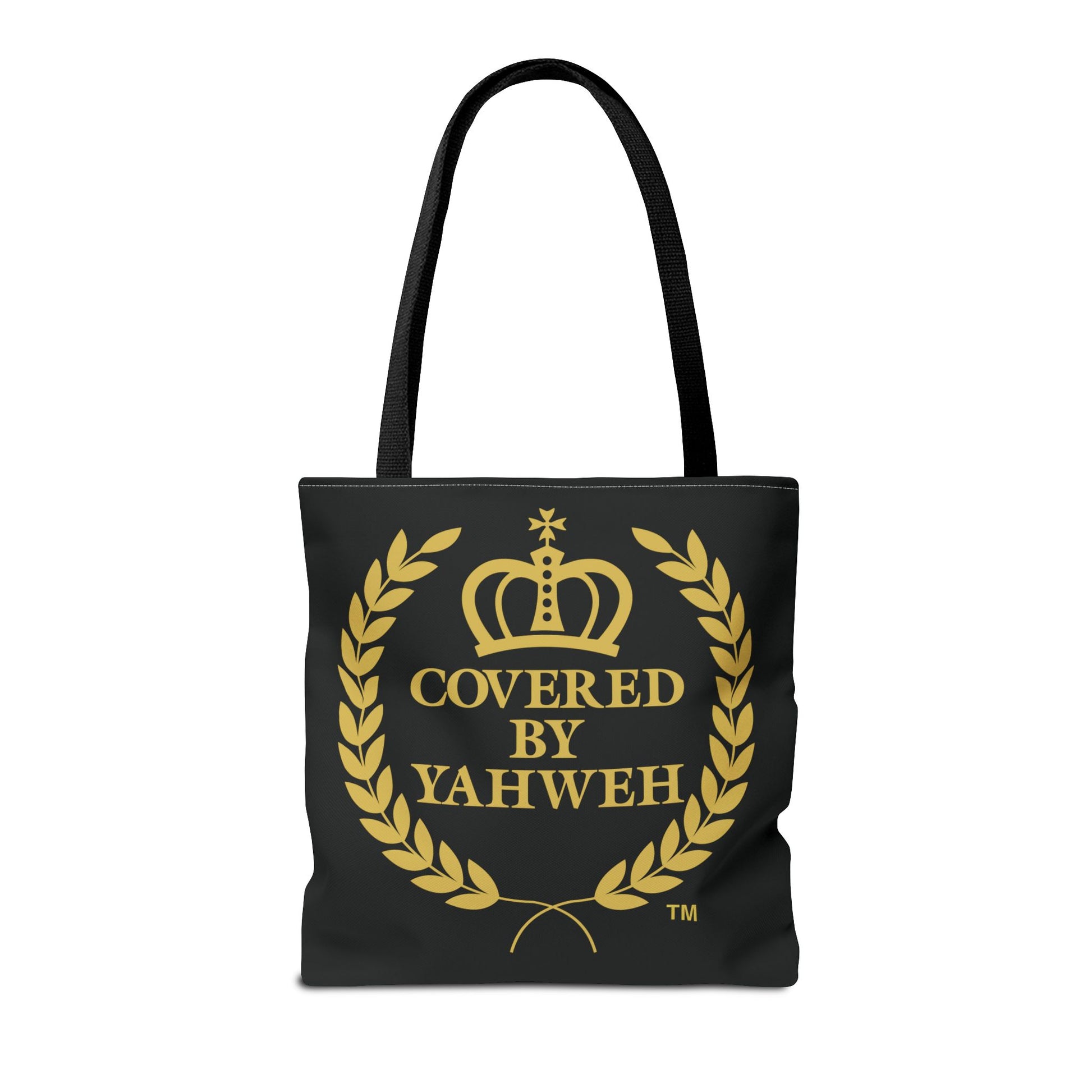 Covered by Yahweh Tote Bag  - Black