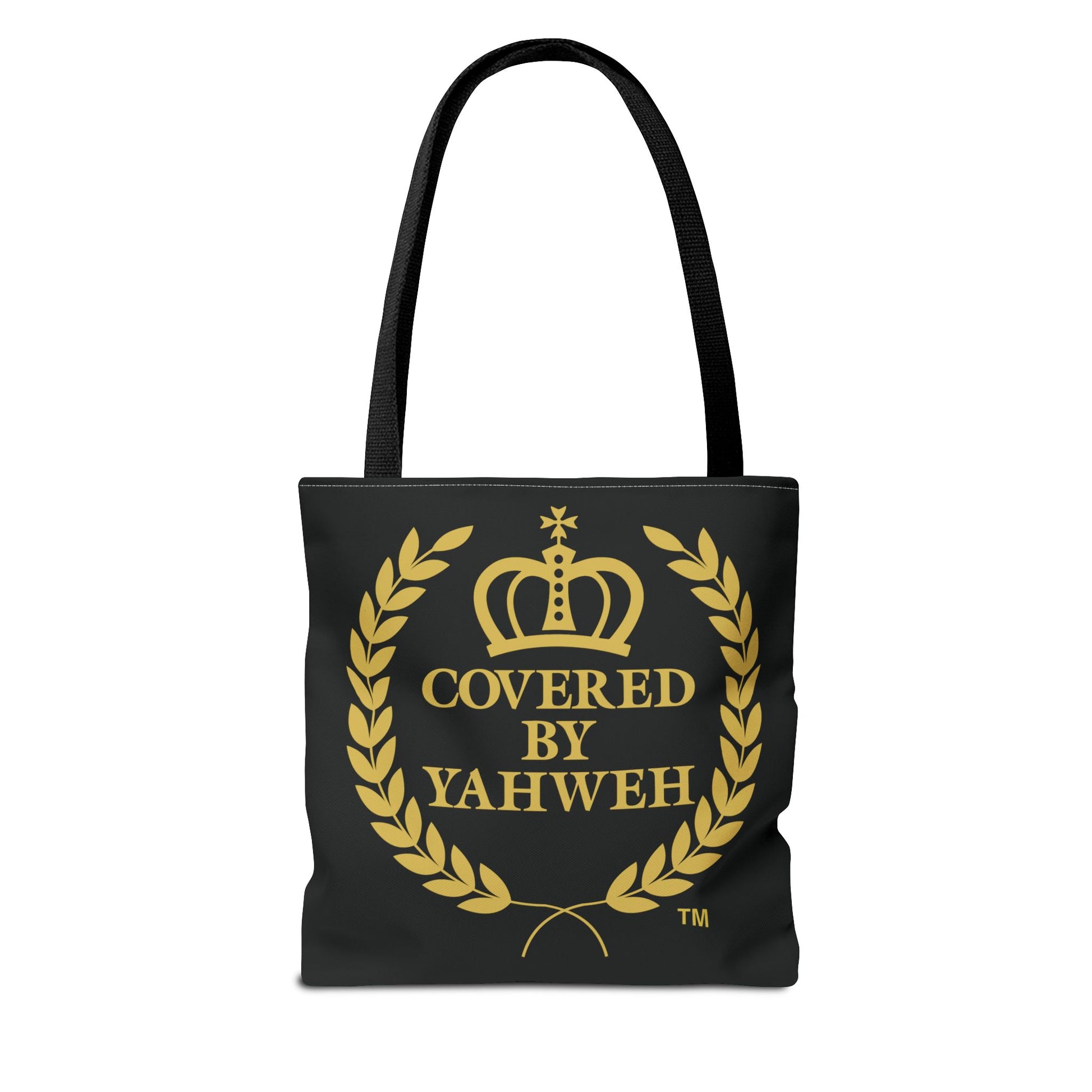 Covered by Yahweh Tote Bag  - Black