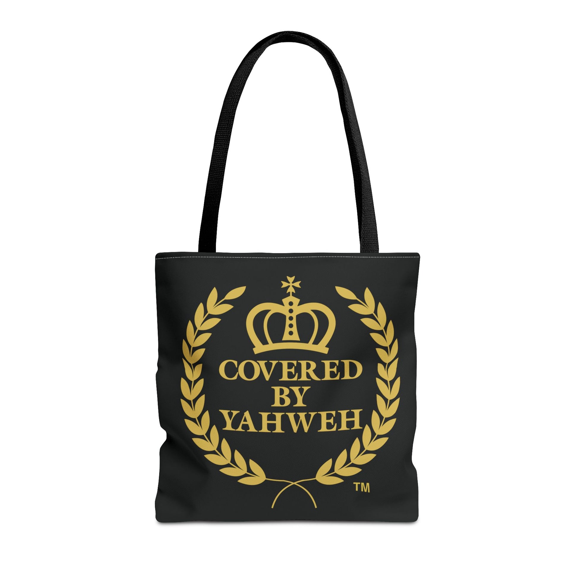 Covered by Yahweh Tote Bag  - Black