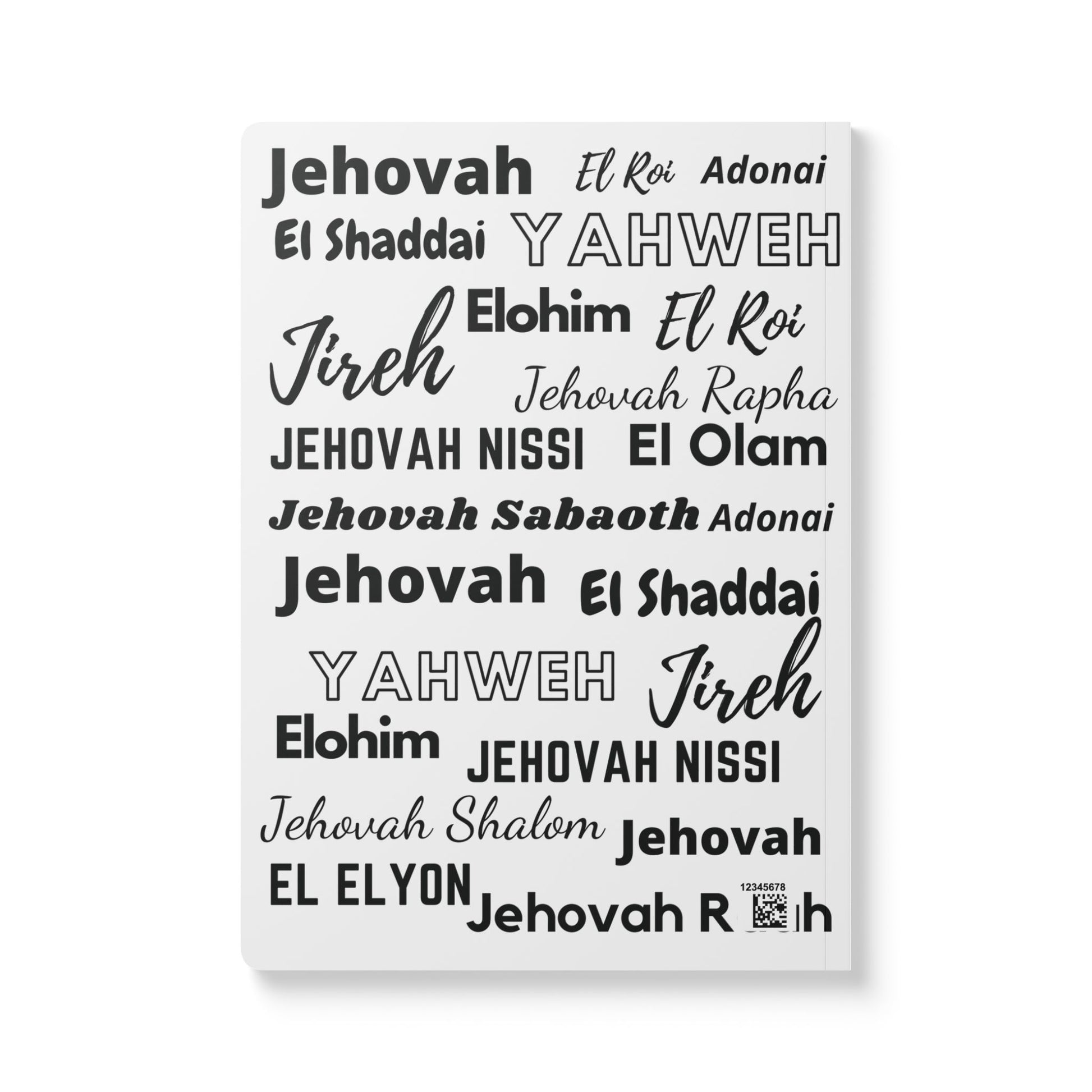 Elegant Softcover Journal - White & Black