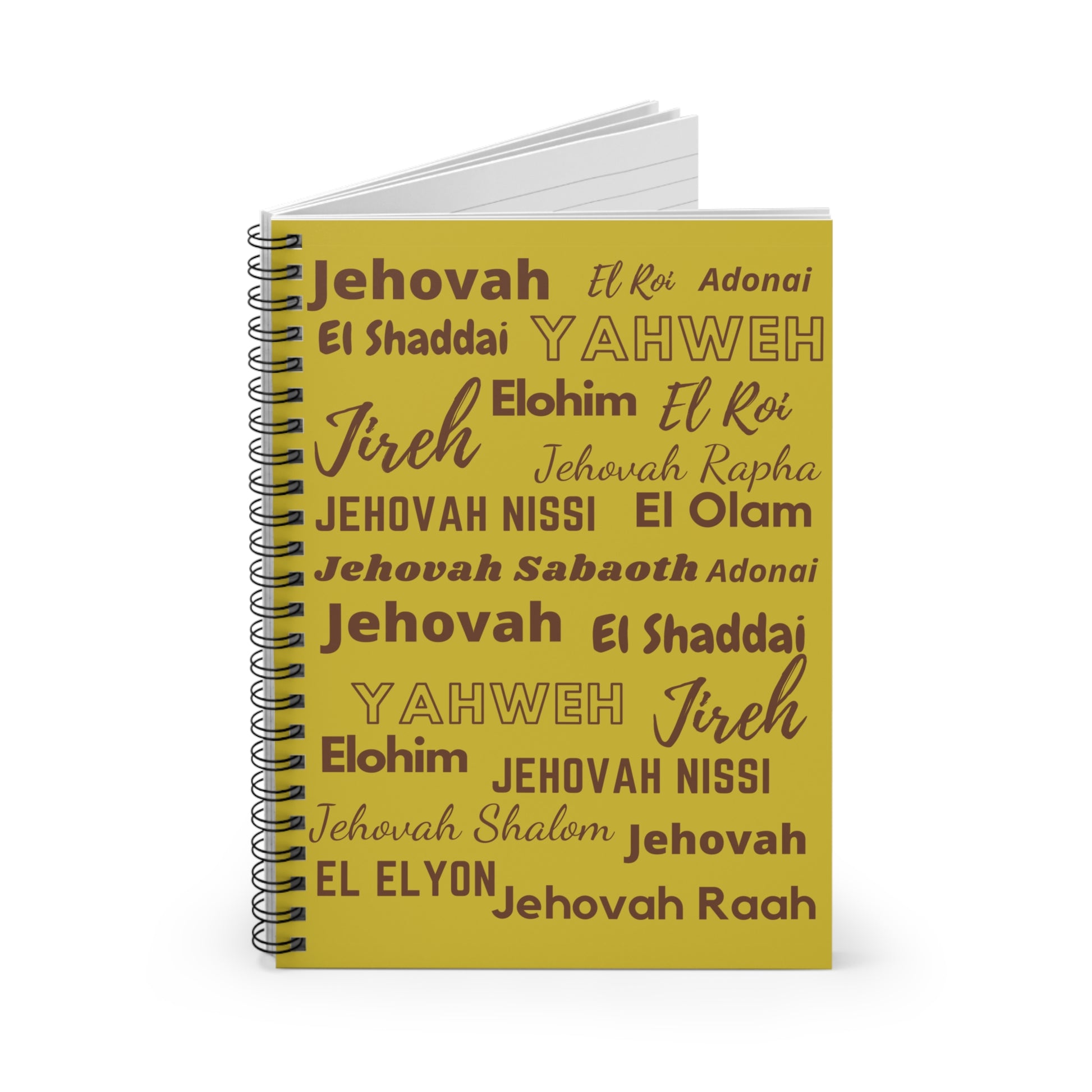 Ruled Spiral Notebook: Perfect for Journaling - Brown