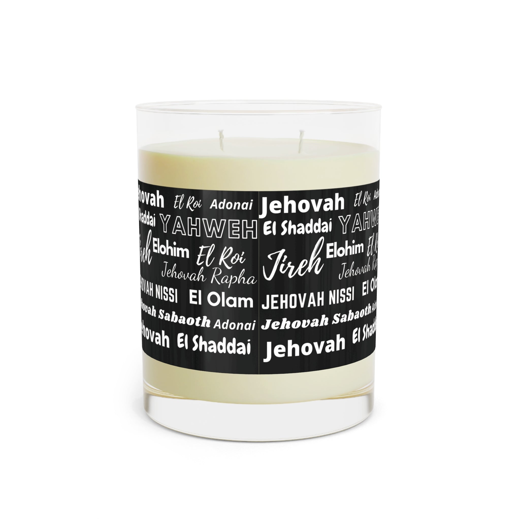 Luxurious & Aromatic Scented Candle - Black & White
