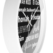 Timeless Grace Wall Clock - Black & White