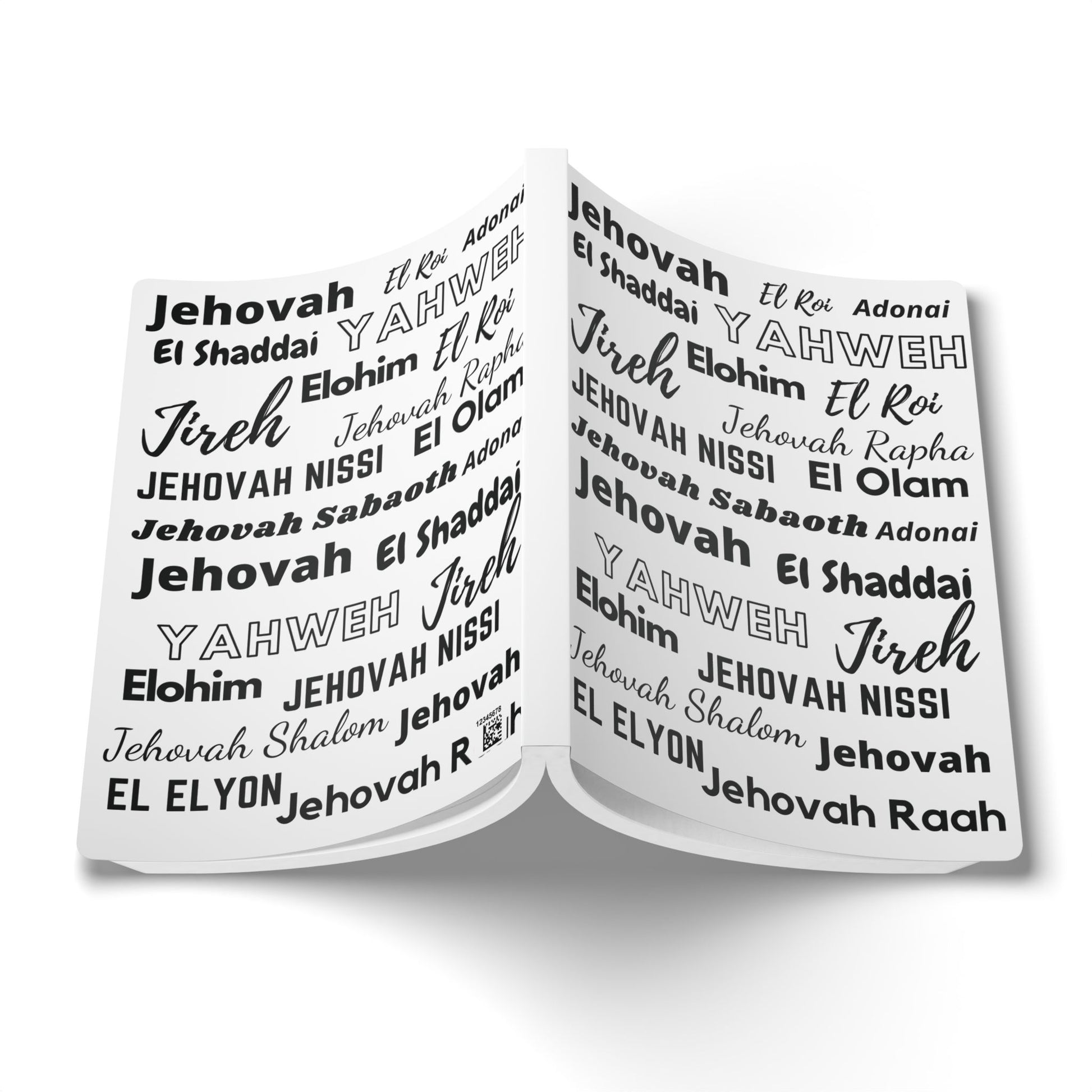 Elegant Softcover Journal - White & Black