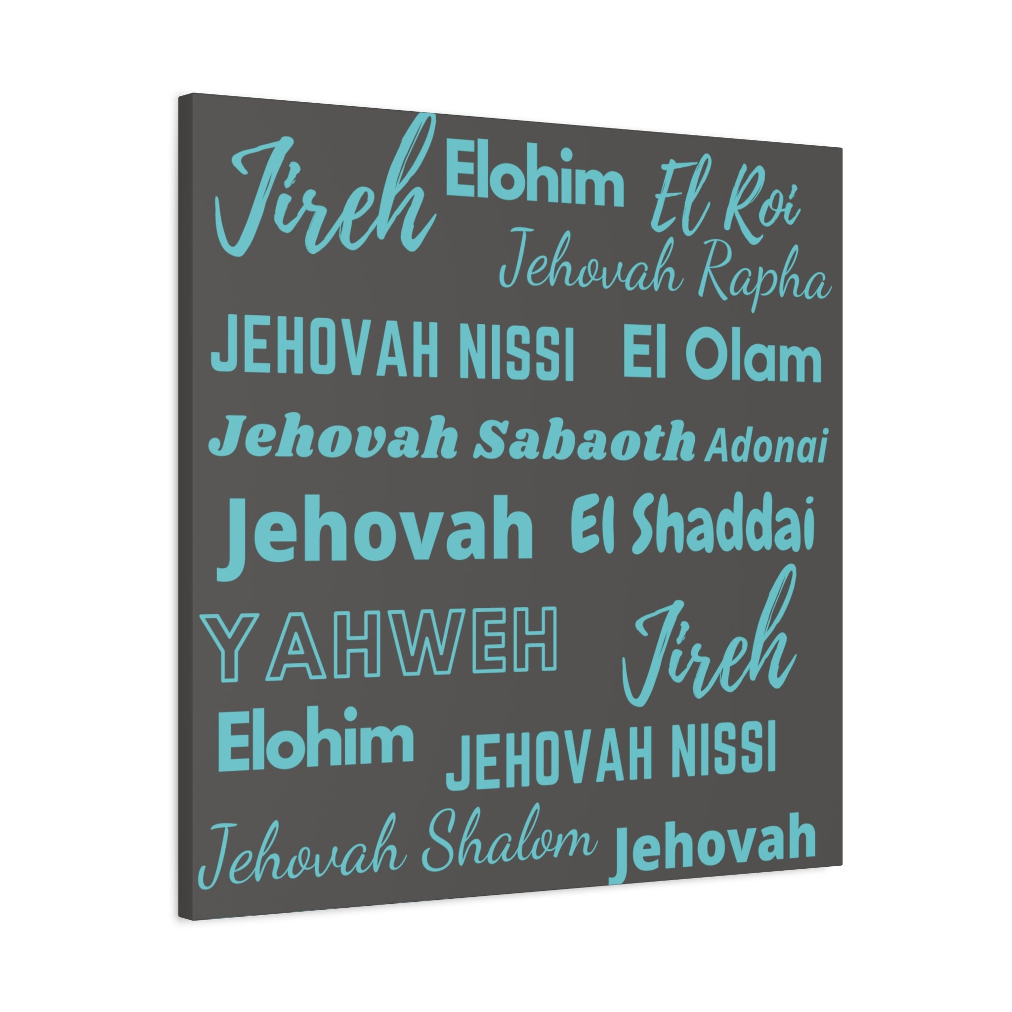 Premium Canvas Art - Blue & Gray