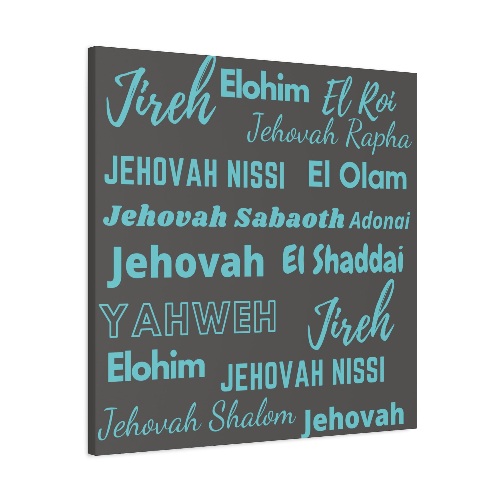 Premium Canvas Art - Blue & Gray