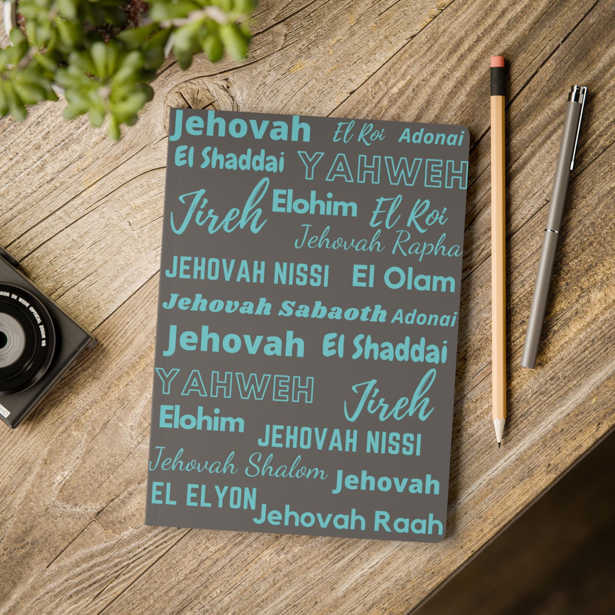 Elegant Softcover Journal - Blue & Gray