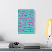 Premium Canvas Art - Pink & Blue