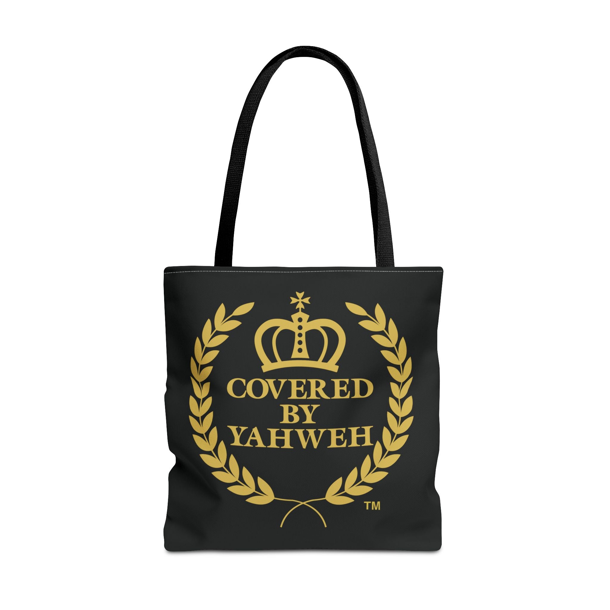 Covered by Yahweh Tote Bag  - Black