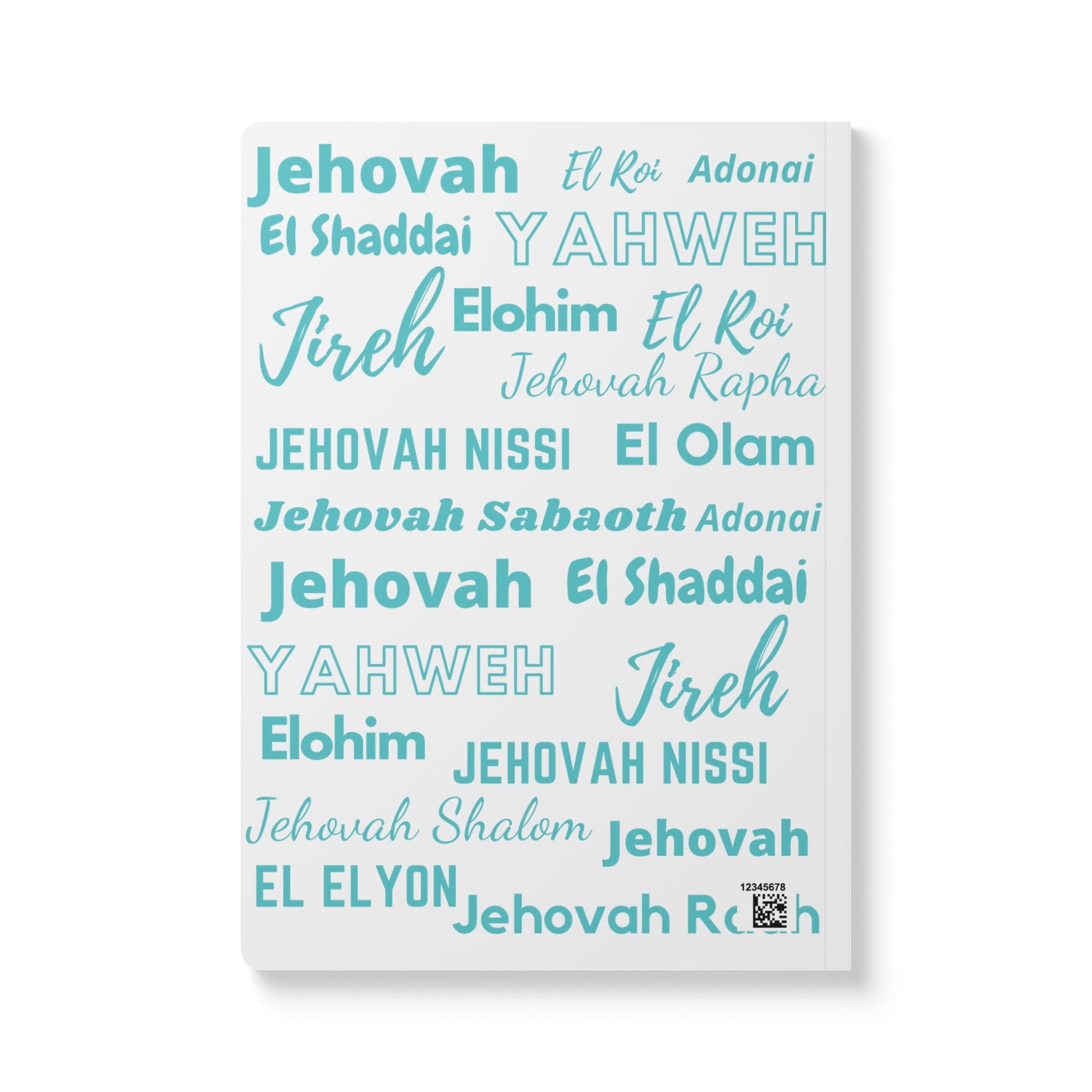 Elegant Softcover Journal  - Blue & White