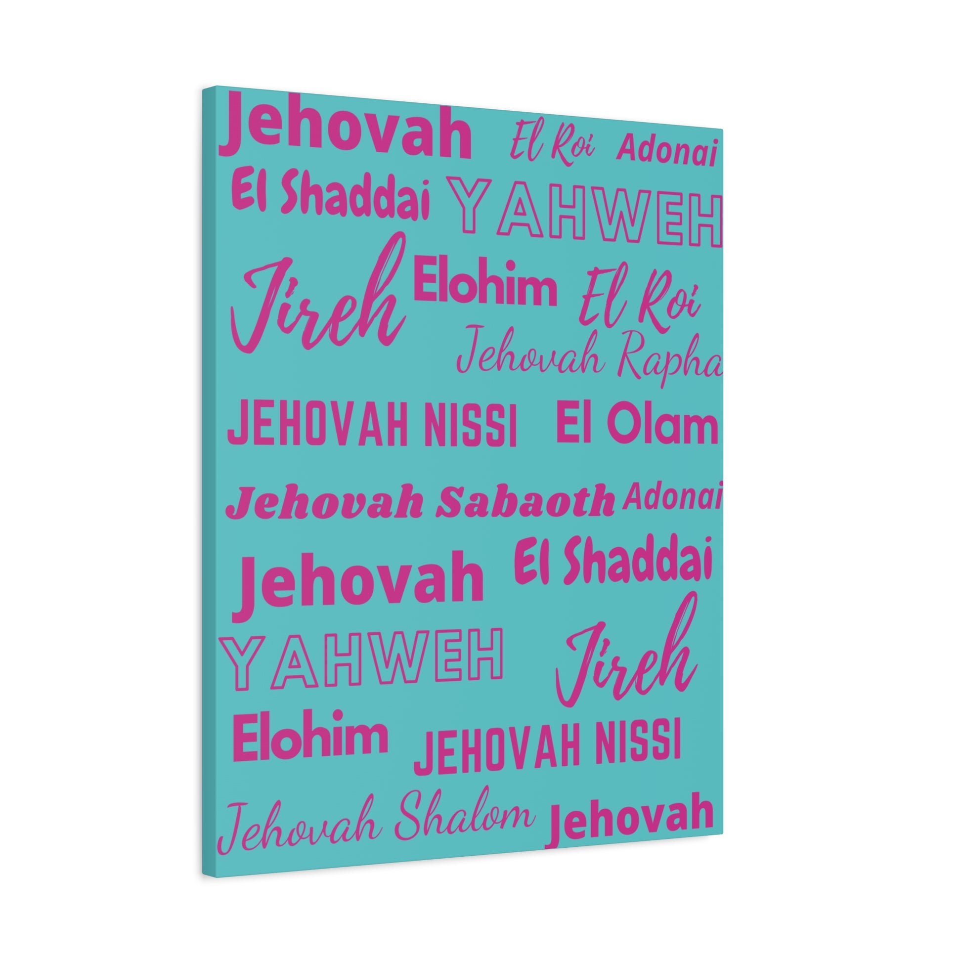 Premium Canvas Art - Pink & Blue