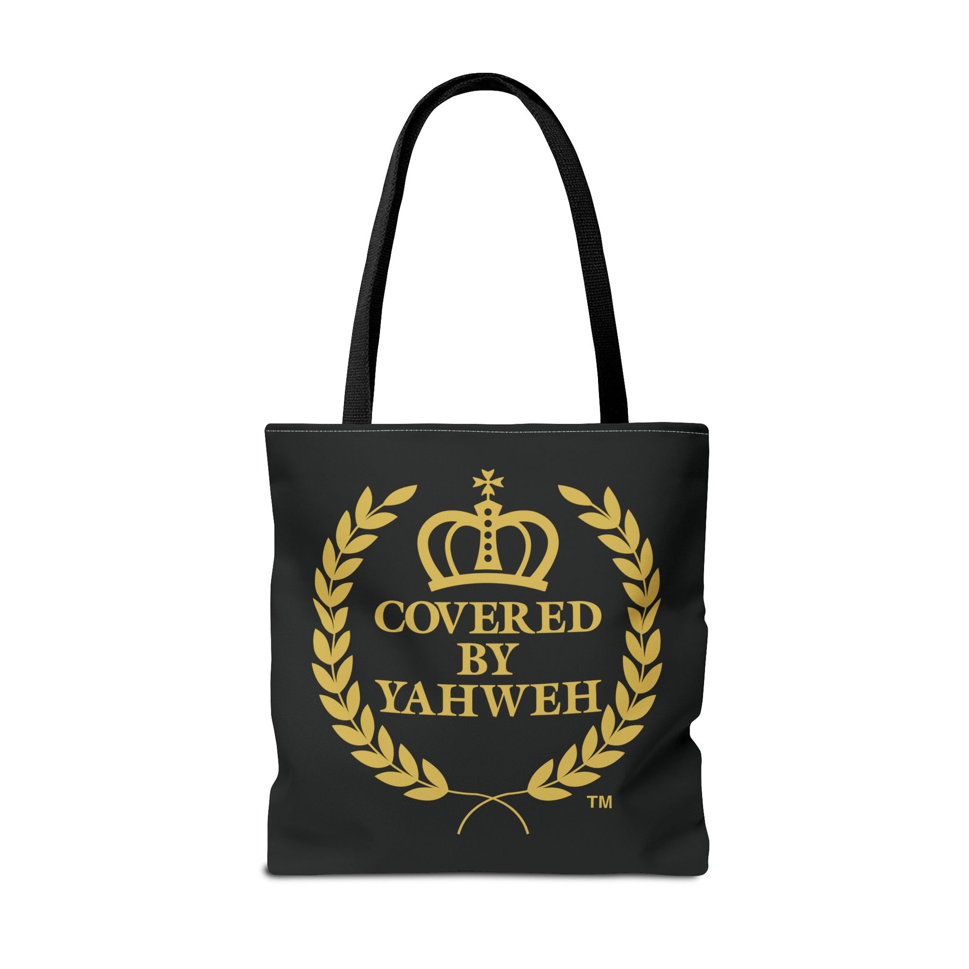 Covered by Yahweh Tote Bag  - Black