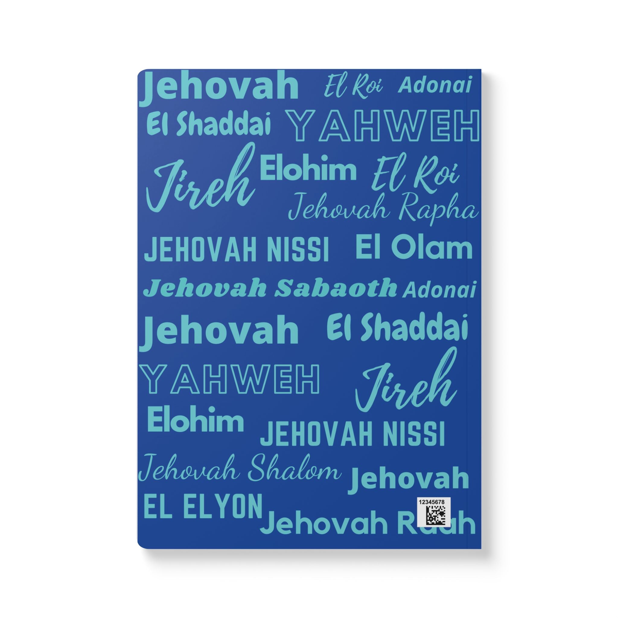 Elegant Softcover Journal - Cyan Blue