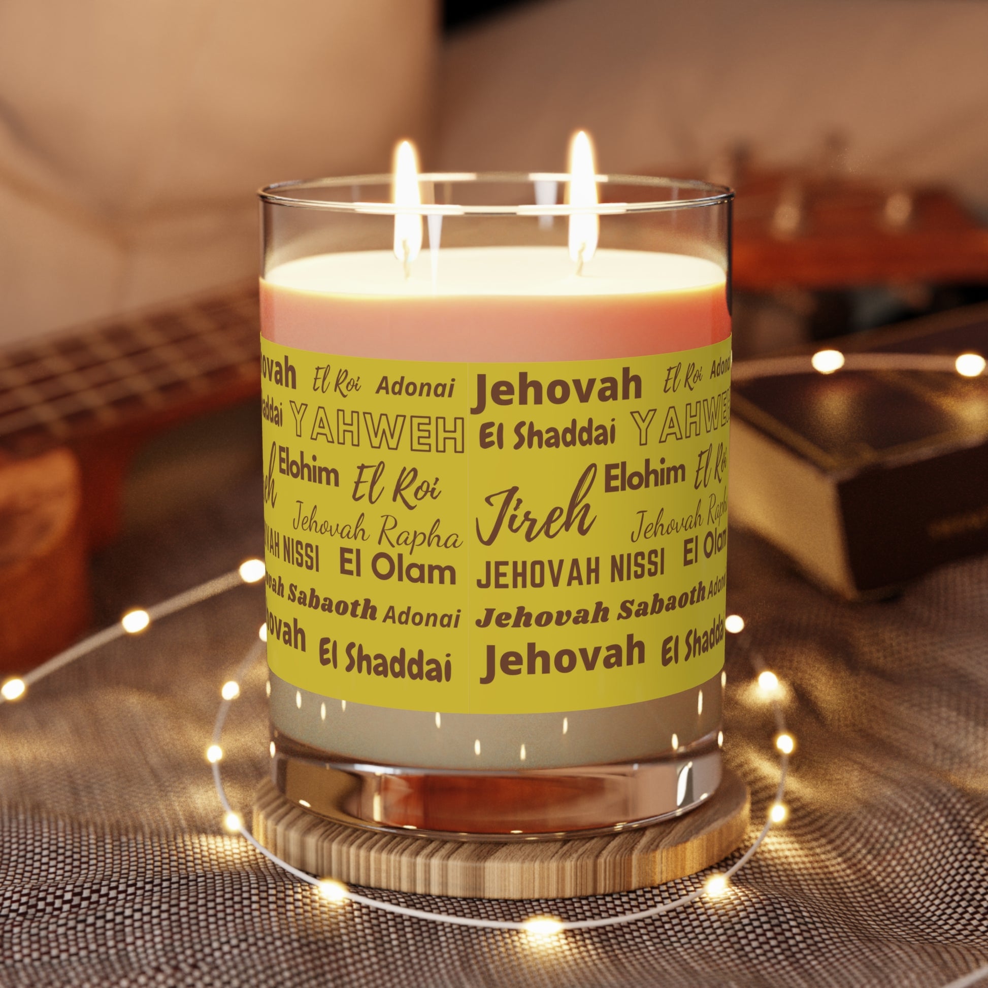 Luxurious & Aromatic Scented Candle - Brown