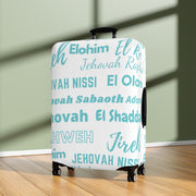 Protective Luggage Cover - Blue & White