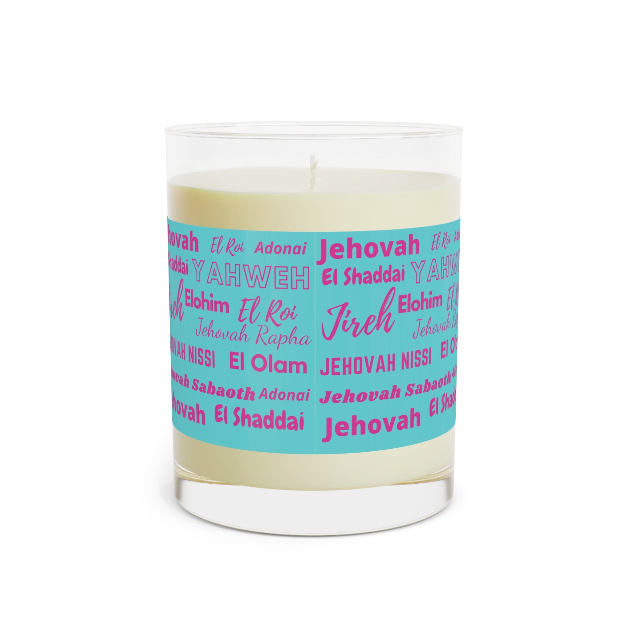 Luxurious & Aromatic Scented Candle - Pink & Blue