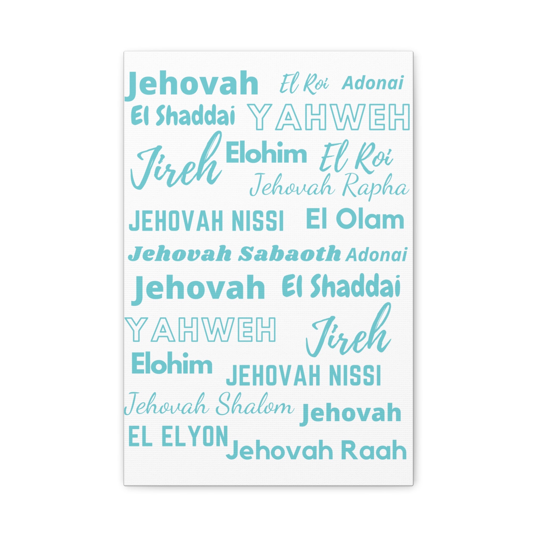 Premium Canvas Art - Blue & White