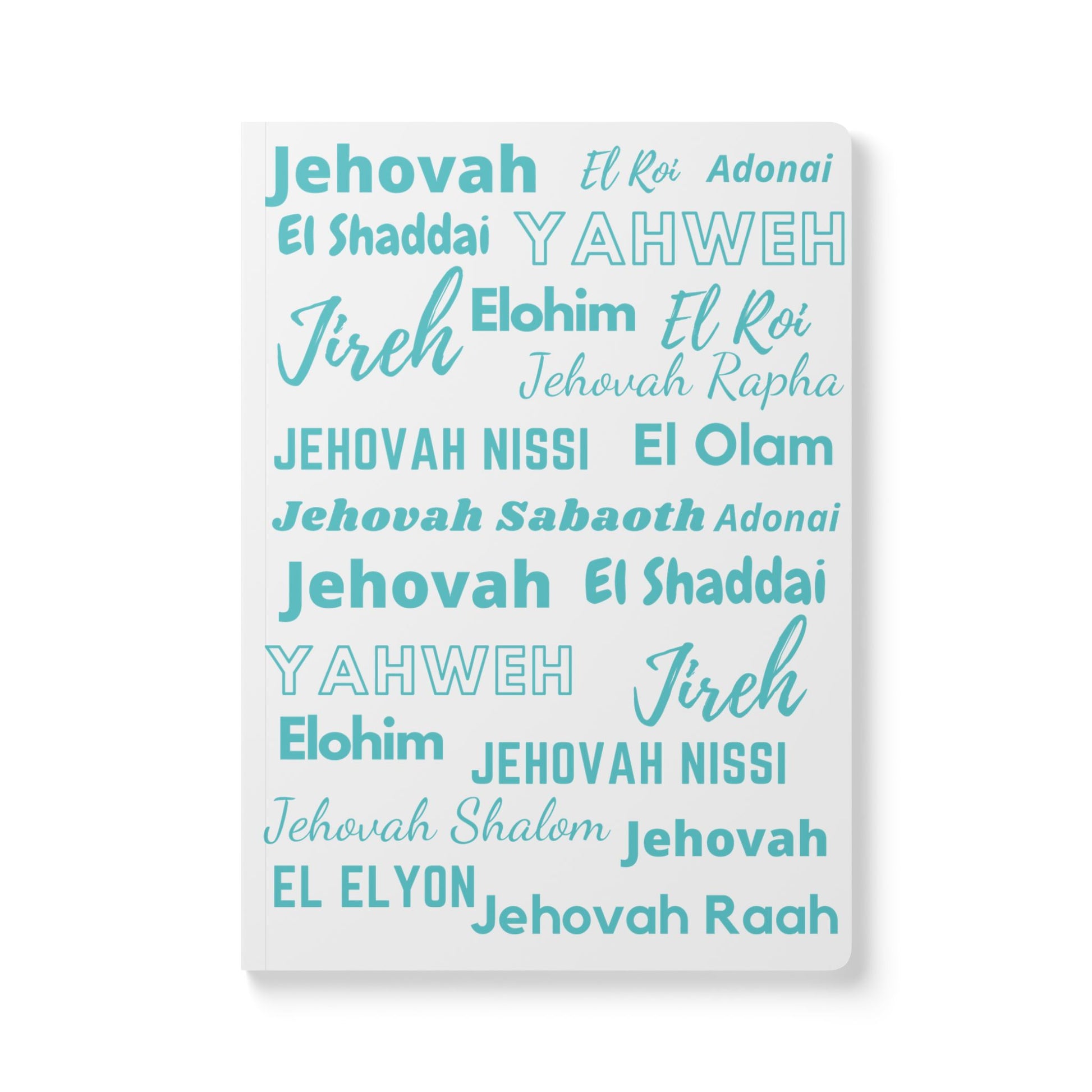 Elegant Softcover Journal  - Blue & White