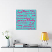 Premium Canvas Art - Pink & Blue