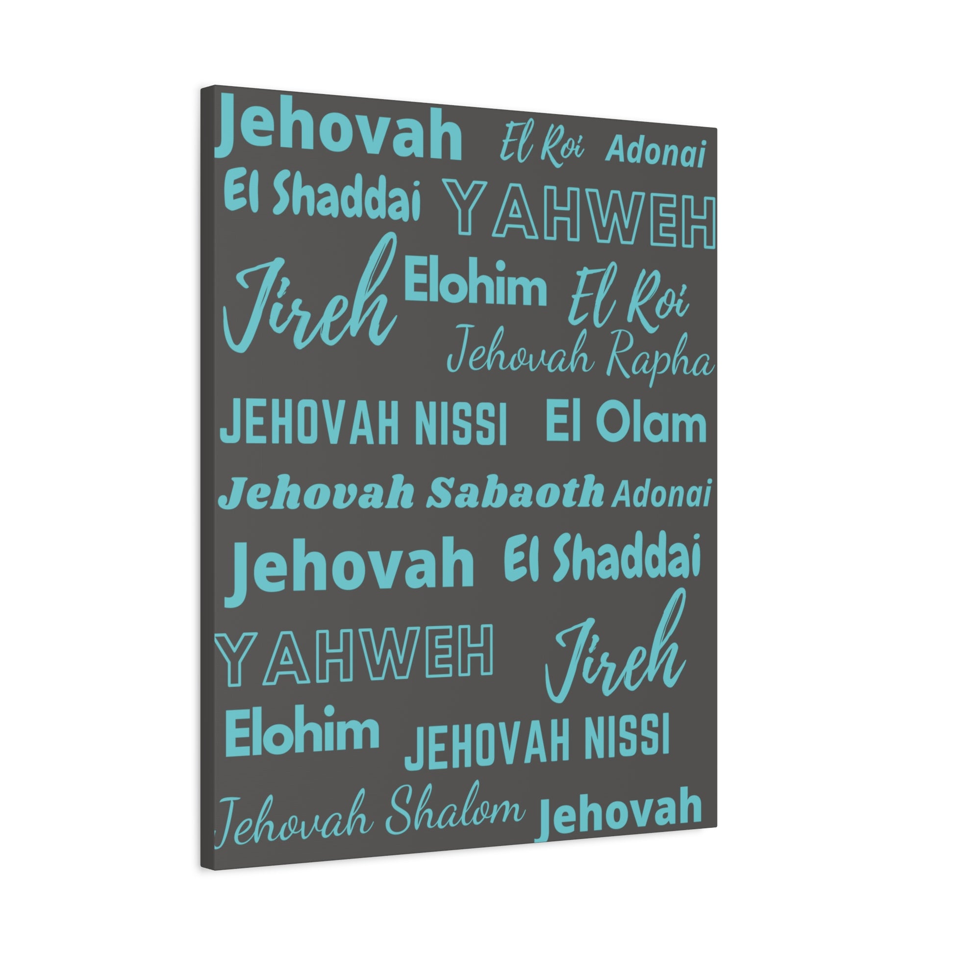 Premium Canvas Art - Blue & Gray