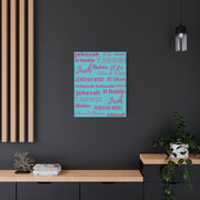 Premium Canvas Art - Pink & Blue