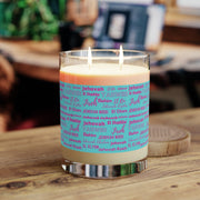 Luxurious & Aromatic Scented Candle - Pink & Blue