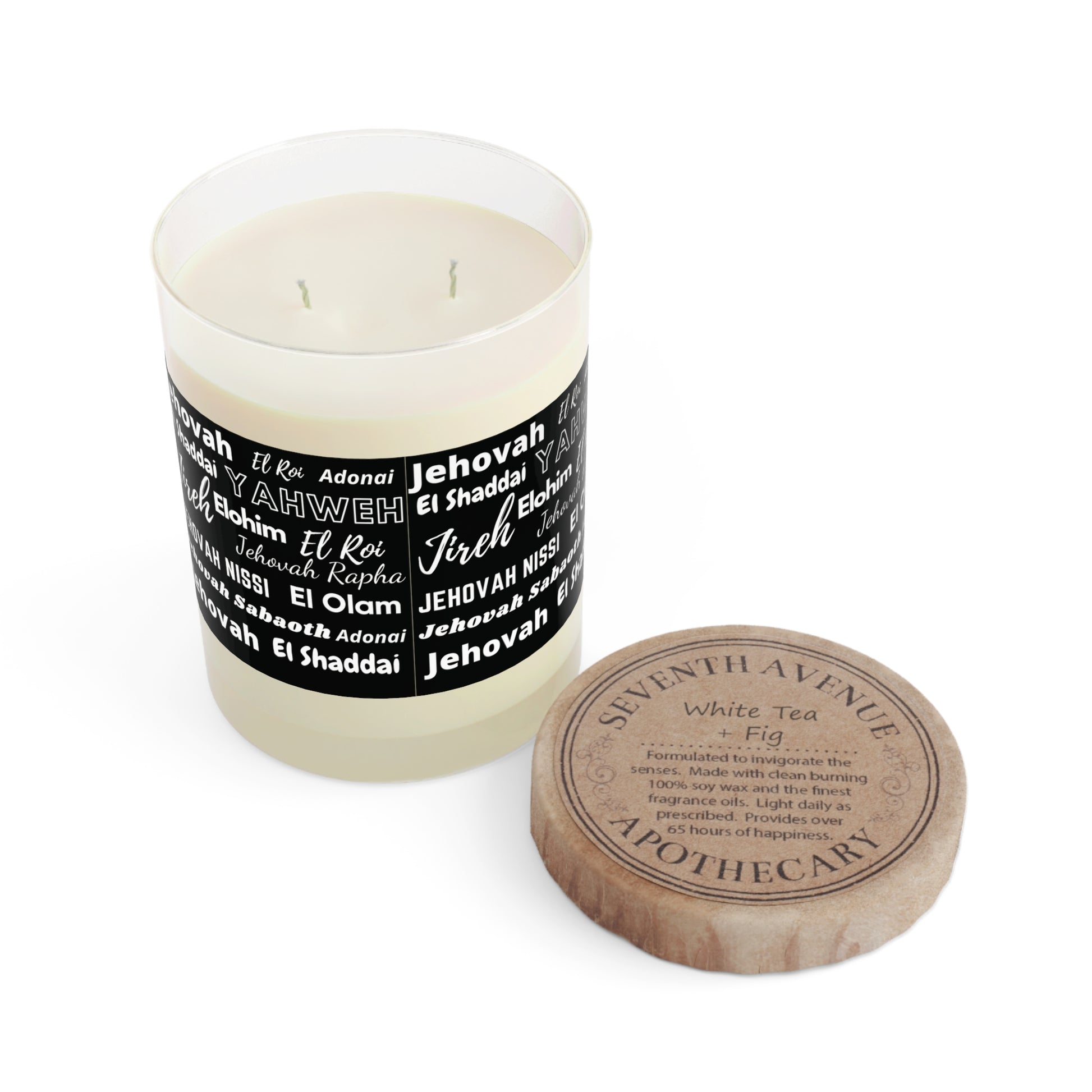 Luxurious & Aromatic Scented Candle - Black & White