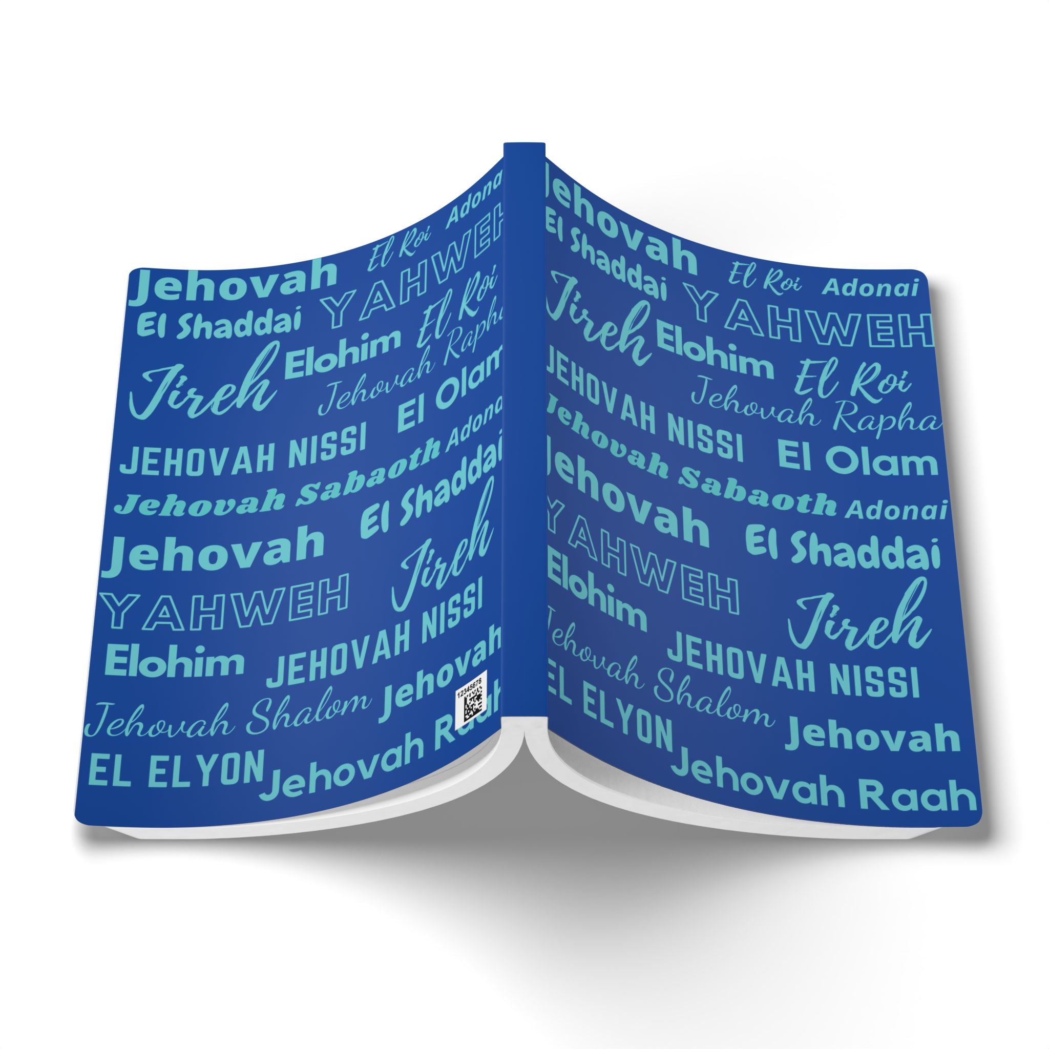 Elegant Softcover Journal - Cyan Blue