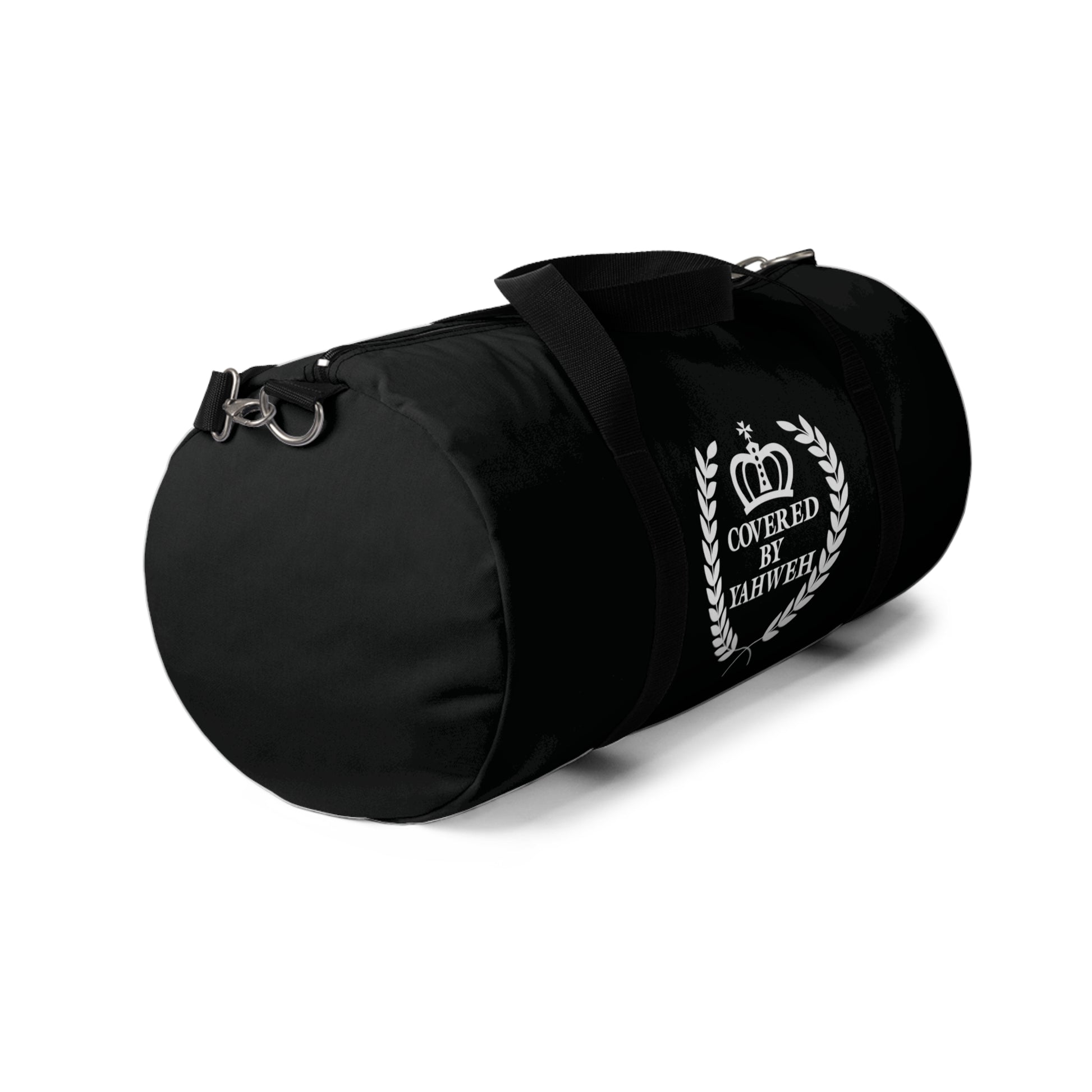 Covered by Yahweh Signature Duffel Bag - Black