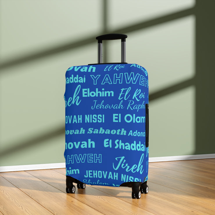 Protective Luggage Cover - Cobalt Blue