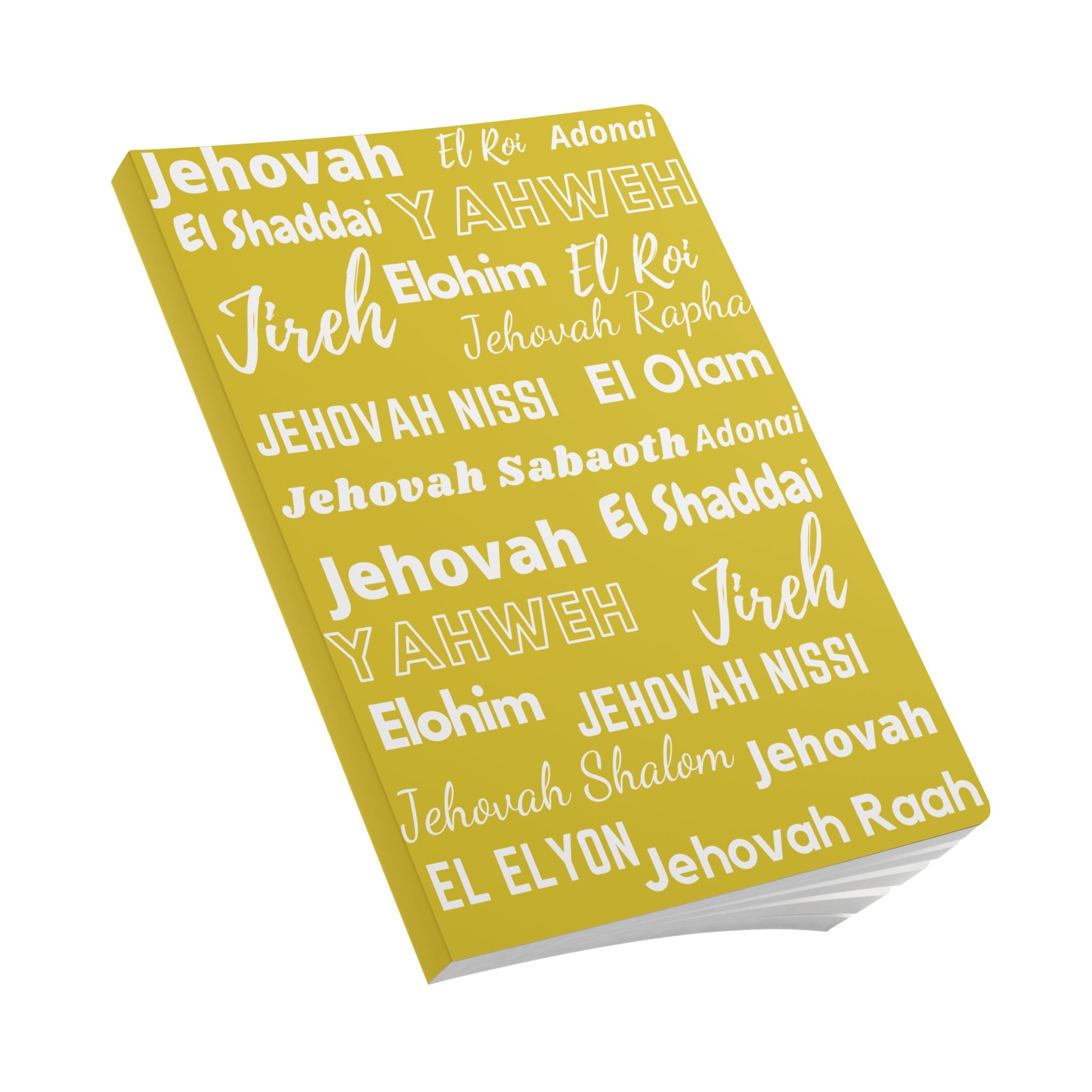 Elegant Softcover Journal - Yellow & White