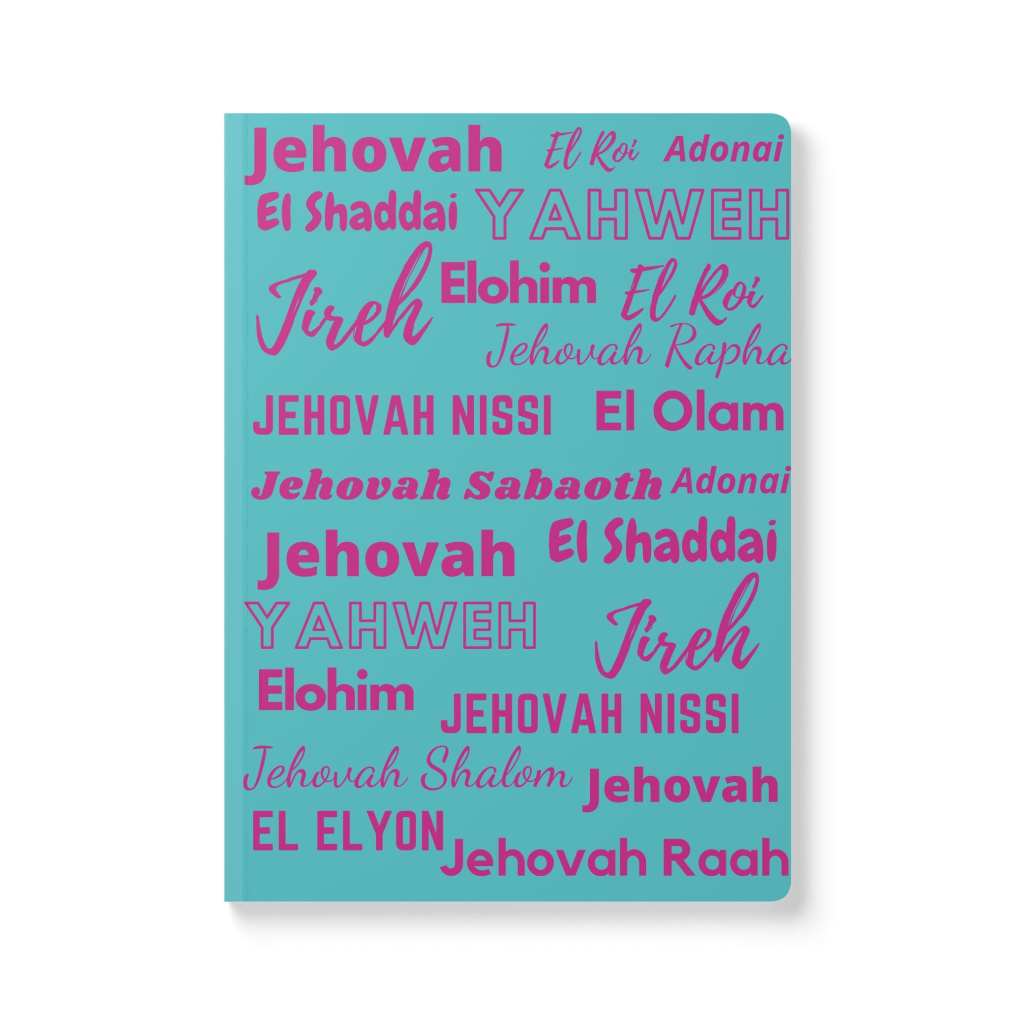 Elegant Softcover Journal - Pink & Blue