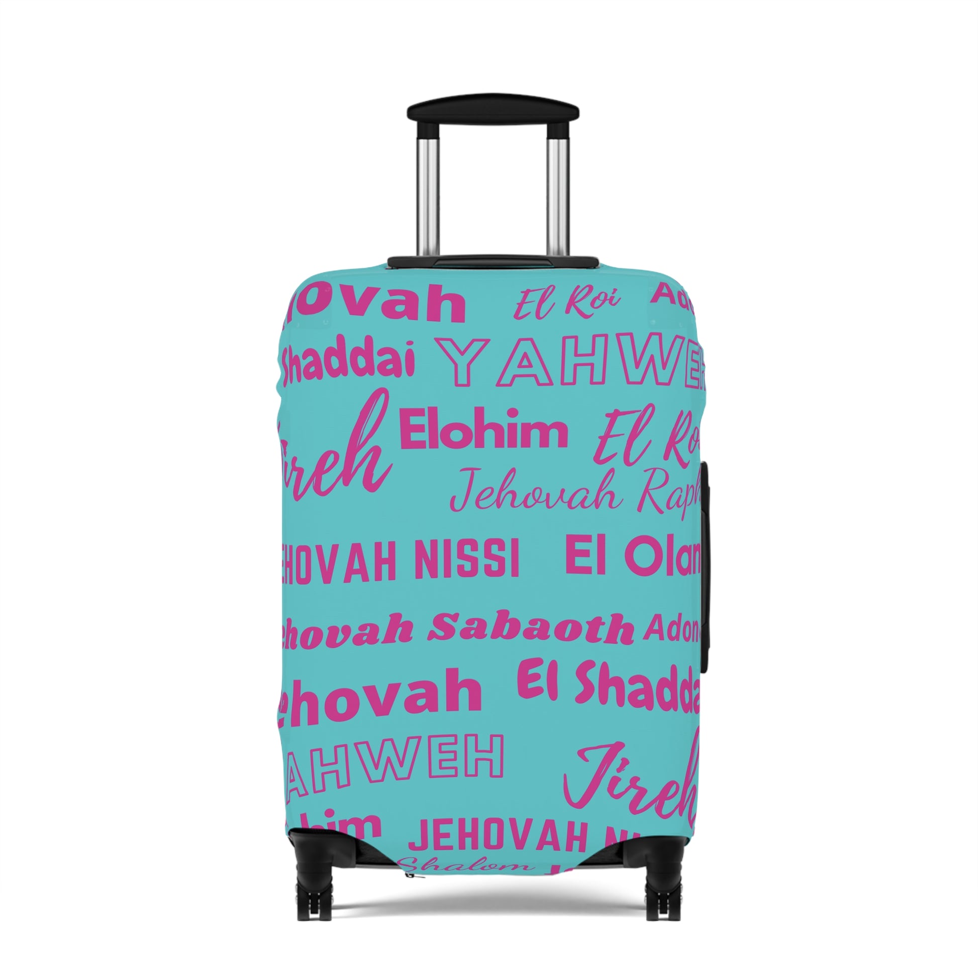 Protective Luggage Cover - Pink & Blue