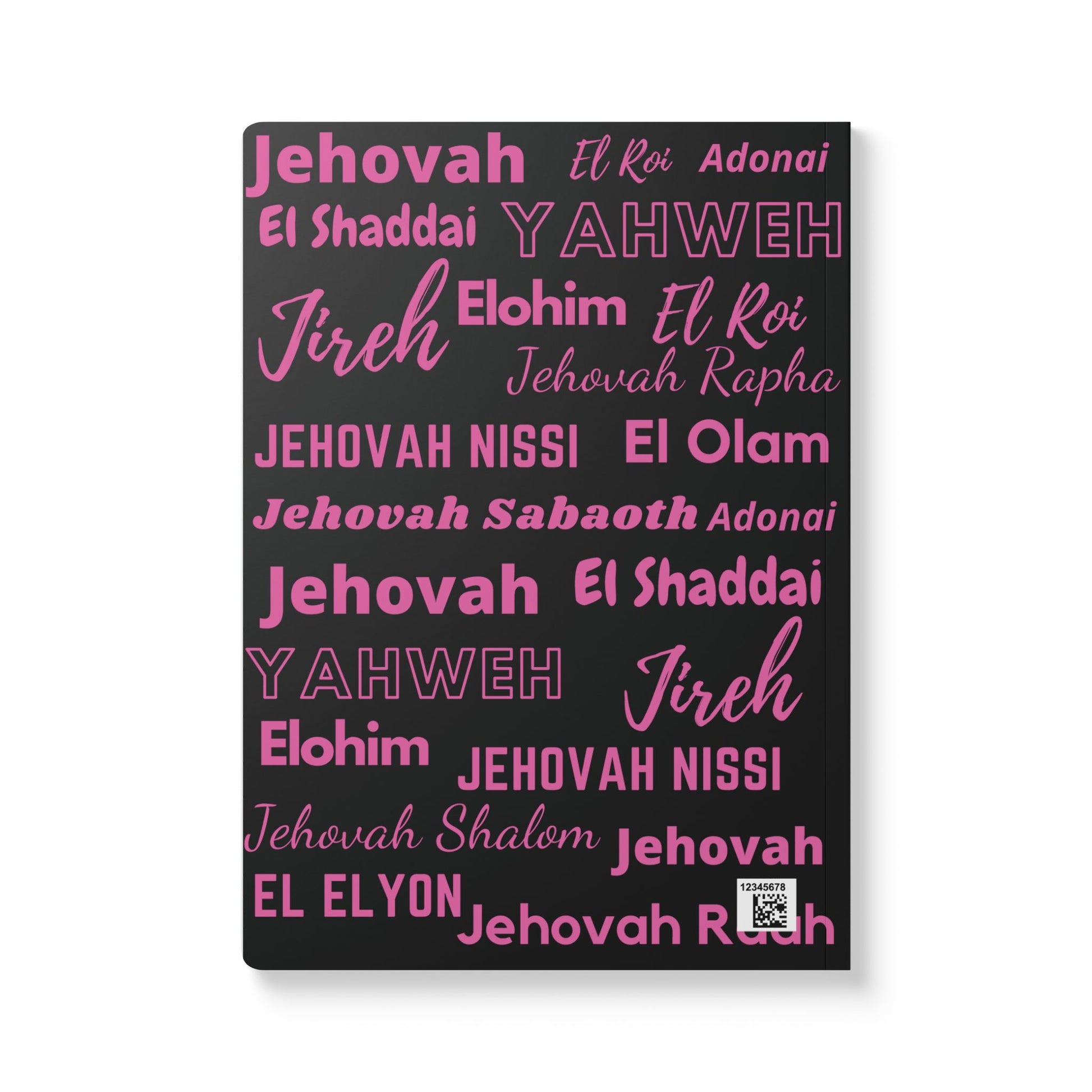 Elegant Softcover Journal  - Black & Pink