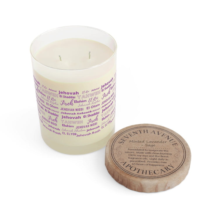 Luxurious & Aromatic Scented Candle - Purple