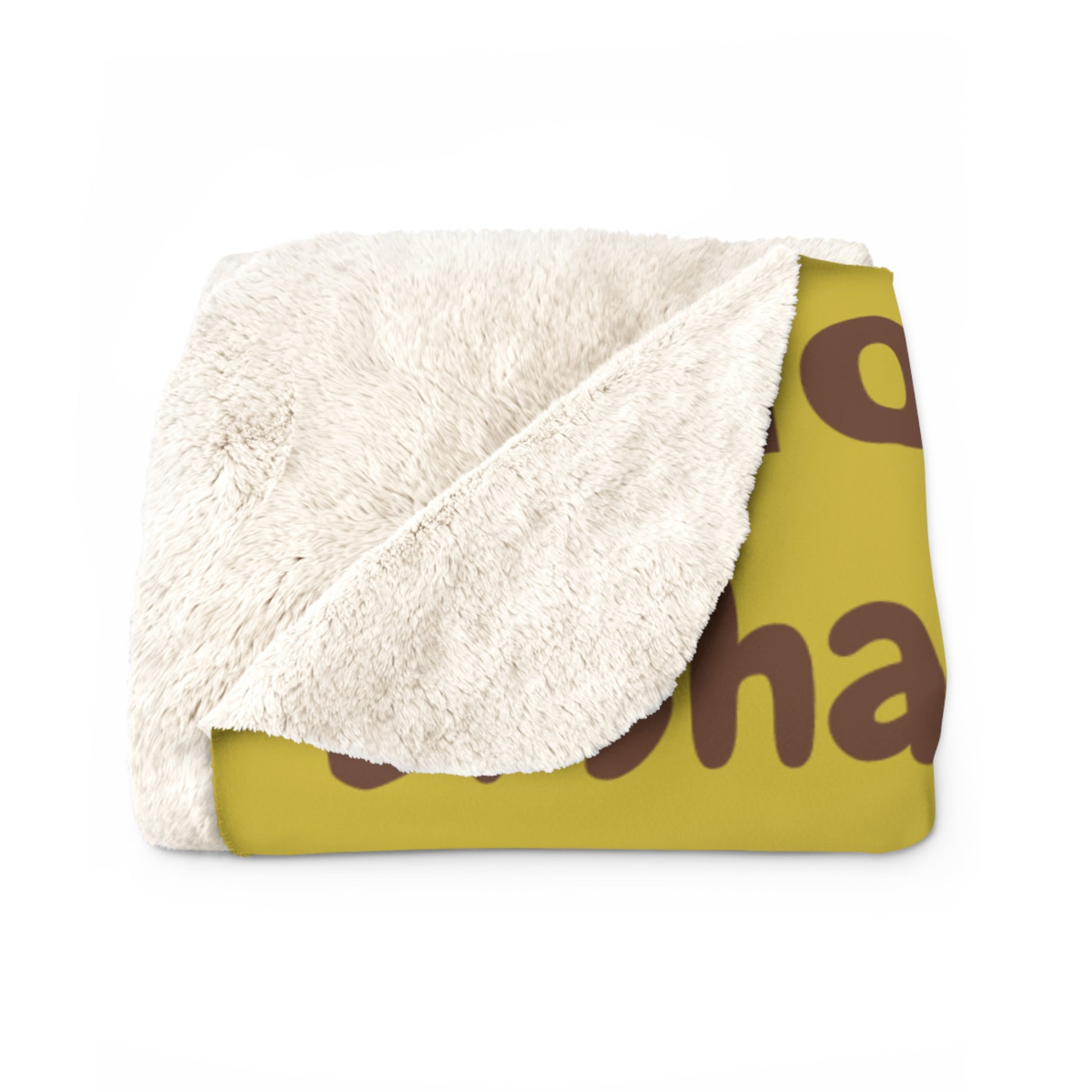 Sherpa Fleece Blanket - Brown
