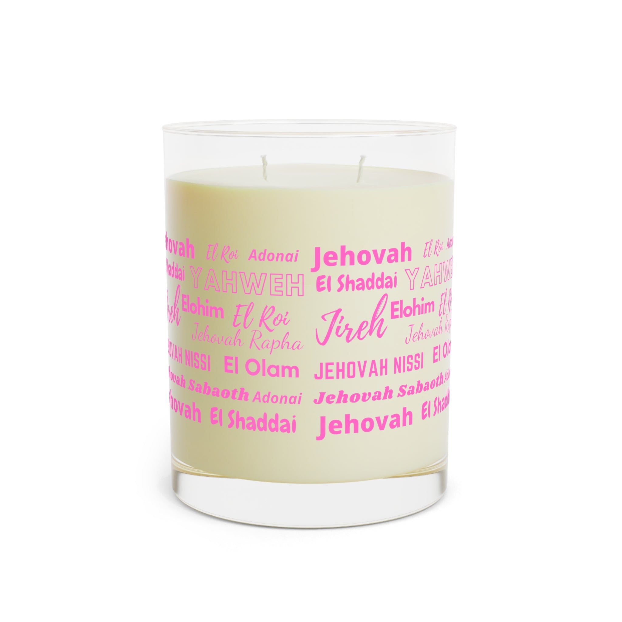 Luxurious & Aromatic Scented Candle - Pink