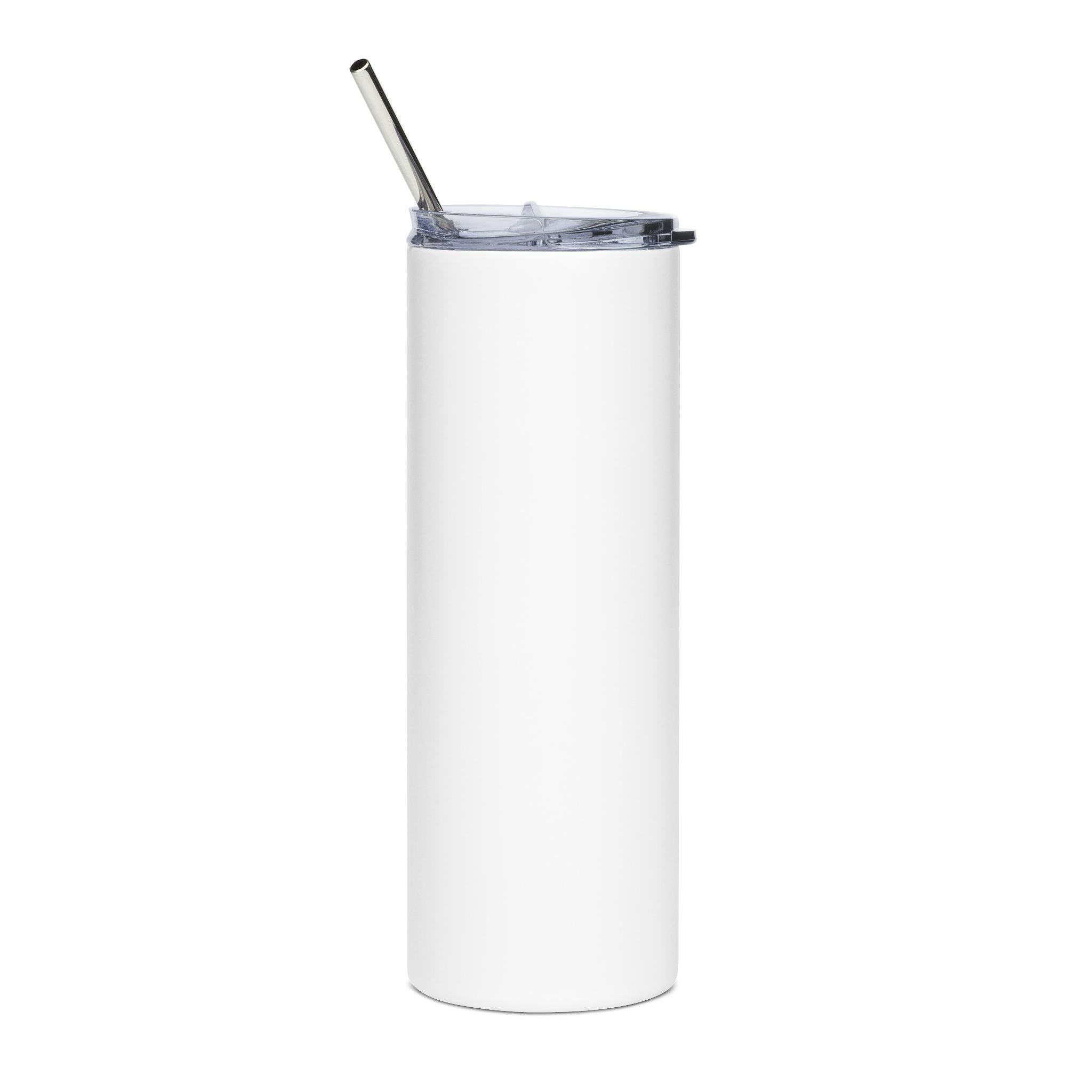 Covered by Yahweh Signature Tumbler - White & Gold