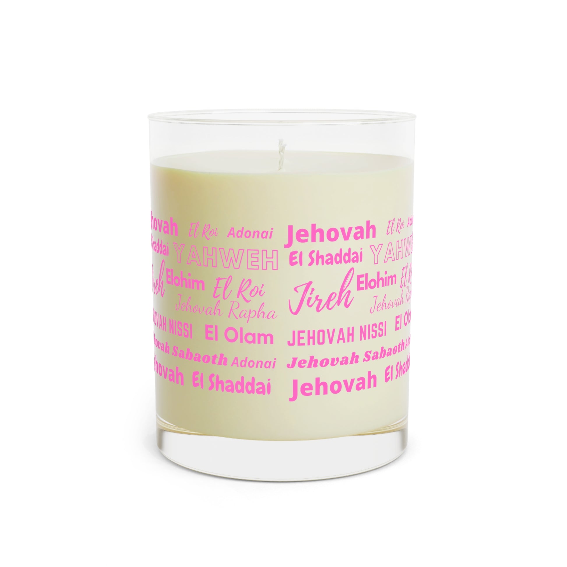 Luxurious & Aromatic Scented Candle - Pink