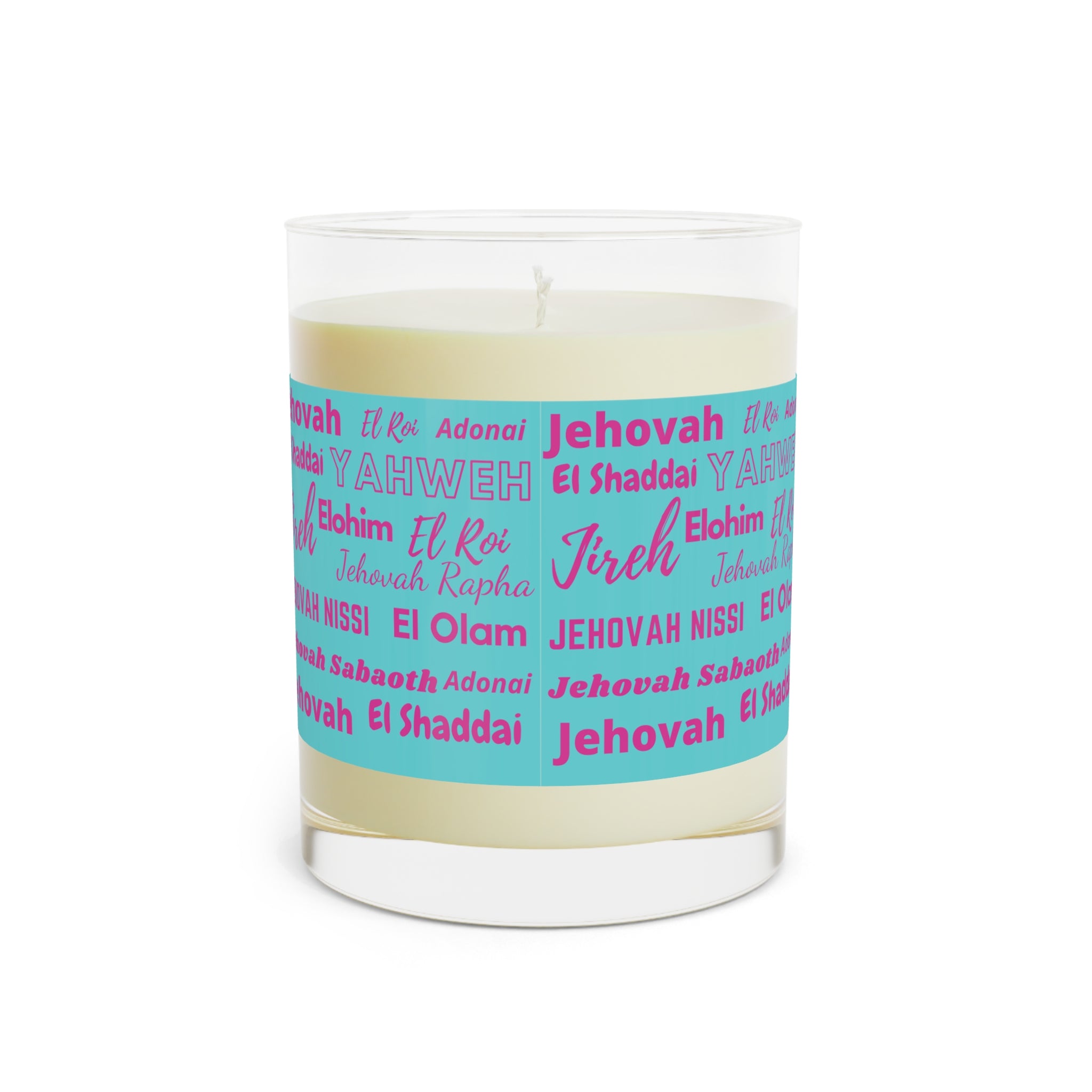 Luxurious & Aromatic Scented Candle - Pink & Blue